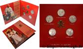 VATICAN AND PAPAL STATES Séries 5 x 1 Lira VATICAN AND PAPAL STATES Rome 2005 (24,25mm, 7,5g, h) -