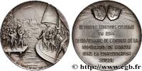 FRANCE Médaille, Centenaire de l’entrée de la République SUISSE - CONFÉDÉRATION HELVÉTIQUE 1914 (44,5mm, 39,47g, 12h) -