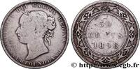 NEWFOUNDLAND 50 Cents Victoria NEWFOUNDLAND Heaton 1896 (29,85mm, 11,35g, 12h) -