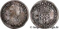 FRANCE Douzième d'écu, portrait à la mèche courte LOUIS XIV THE SUN KING Paris, Monnaie du Louvre 1644 (20,5mm, 2,10g, 6h) -