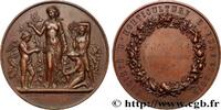 FRANCE Médaille, Société d’horticulture d’Eure-et-Loir SOCIÉTÉS D'AGRICULTURE, HORTICULTURE, PÊCHE ET CHASSE 1872 (50,5mm, 58,58g, 12h) -