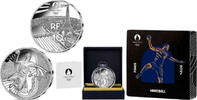 FRANCE BELLE EPREUVE 10 Euro HANDBALL PARIS 2024 FRANCE Pessac - Monnaie de Paris 2024 (37mm, 22,2g, 12h) -