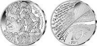 FRANCE BELLE EPREUVE 10 Euro JEAN DE LA FONTAINE FRANCE Pessac - Monnaie de Paris 2021 (37mm, 22,2g, 12h) -