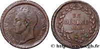 MONACO - HONORE V 1 Décime MONACO - HONORE V Monaco 1838 (33mm, ,1g, 6h) -