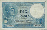 FRANCE 10 Francs MINERVE FRANCE 10 Francs MINERVE 1917 VF -