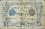 FRANCE 5 Francs BLEU FRANCE 5 Francs BLEU 1912 G -