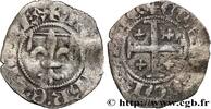 FRANCE Denier PROVENCE - COUNTY OF PROVENCE - LOUIS I OF TARENTE AND JOANNA OF NAPLES Tarascon n.d. (17,5mm, 0,81g, 6h) -
