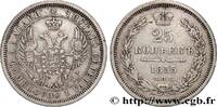 RUSSIA - NICHOLAS I 25 Kopecks RUSSIA - NICHOLAS I Saint-Petersbourg 1855 (24mm, 5,13g, 12h) -