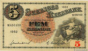 SWEDEN 5 Kronor SWEDEN 5 Kronor 1952 AU -