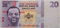 SWAZILAND 20 Emalangeni SWAZILAND 20 Emalangeni 2010 UNC -