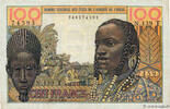 WEST AFRICAN STATES 100 Francs WEST AFRICAN STATES 100 Francs 1961 VF -