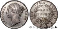 BRITISH INDIA 1 Roupie East India Company Victoria BRITISH INDIA Bombay 1840 (31,5mm, 11,72g, 12h) -