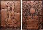 FRANCE Plaque, Noces de perle AMOUR ET MARIAGE 2011 (80mm, 239,05g, 12h) -