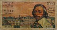 FRANCE 1000 Francs RICHELIEU FRANCE 1000 Francs RICHELIEU 1955 F -