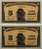 FRENCH WEST AFRICA (1895-1958) 5 Francs Consécutifs FRENCH WEST AFRICA (1895-1958) 5 Francs Consécutifs 1942 UNC- -