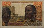 WEST AFRICAN STATES 100 Francs WEST AFRICAN STATES 100 Francs 1961 VF -
