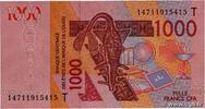 WEST AFRICAN STATES 1000 Francs WEST AFRICAN STATES 1000 Francs 2014 UNC -