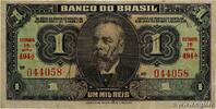 BRAZIL 1 Mil Reis BRAZIL 1 Mil Reis 1944 VF- -