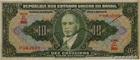 BRAZIL 10 Cruzeiros BRAZIL 10 Cruzeiros 1950 VF -
