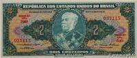 BRAZIL 2 Cruzeiros BRAZIL 2 Cruzeiros 1955 UNC -