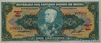 BRAZIL 2 Cruzeiros BRAZIL 2 Cruzeiros 1955 UNC -