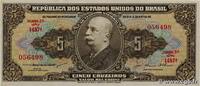 BRAZIL 5 Cruzeiros BRAZIL 5 Cruzeiros 1954 UNC- -