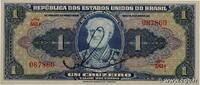 BRAZIL 1 Cruzeiro BRAZIL 1 Cruzeiro 1944 AU+ -