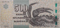 FAEROE ISLANDS 500 Kronur FAEROE ISLANDS 500 Kronur 2011 UNC -
