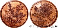 FRANCE Médaille, Dahlia, n°14 SOCIÉTÉS D'AGRICULTURE, HORTICULTURE, PÊCHE ET CHASSE Monnaie de Paris 1986 (75,5mm, 215,97g, 12h) -
