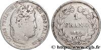 FRANCE 1 franc Louis-Philippe, couronne de chêne LOUIS-PHILIPPE I La Rochelle 1834 (23mm, 4,92g, 6h) -