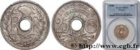 FRANCE 25 centimes Lindauer, maillechort III REPUBLIC 1940 (24mm, 4g, 6h) -