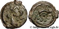 FRANCE Potin au sanglier, au torque et aux globules - var GALLIA BELGICA - SUESSIONES (Area of Soissons) c. 60-30 AC. (20mm, 3,19g, 8h) -