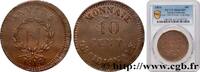 FRANCE 10 cent. Anvers à l’N, frappe de l’atelier de Wols PREMIER EMPIRE / FIRST FRENCH EMPIRE Anvers 1814 (35mm, g, 6h) -