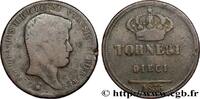ITALY - KINGDOM OF THE TWO SICILIES 10 Tornesi Ferdinand II ITALY - KINGDOM OF THE TWO SICILIES 1833 (8mm, 31,00g, 6h) -