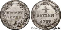 SWITZERLAND - HELVETIC REPUBLIC 1/2 Batzen 1799 SWITZERLAND - HELVETIC R... 292.85 元 含税 ＋  150.61 元 运费