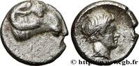Classic 1 (480 BC to 400 BC) Hemiobole CARIA - ANONYMOUS Halicarnasse, Carie c. 395-377 AC. (7mm, 0,42g, 6h) -