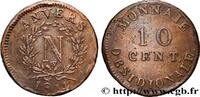 FRANCE 10 cent. Anvers à l’N, frappe de l’atelier de Wols PREMIER EMPIRE / FIRST FRENCH EMPIRE Anvers 1814 (34,5mm, 24,60g, 6h) -