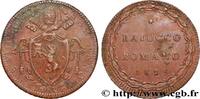 VATICAN AND PAPAL STATES 1 Baiocco frappé au nom de Pie VIII an I VATICAN AND PAPAL STATES Rome 1829 (32mm, 12,37g, 12h) -