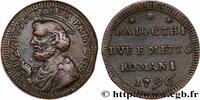 VATICAN AND PAPAL STATES 2 1/2 Baiocchi St Pierre VATICAN AND PAPAL STATES Rome 1796 (30mm, 15,85g, 12h) -