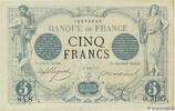 FRANCE 5 Francs NOIR FRANCE 5 Francs NOIR 1873 VF -
