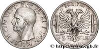 ALBANIA 5 Lek Victor-Emmanuel III 1939 ALBANIA Rome 1939 (23mm, 4,96g, 6... 543.87 元 含税 ＋  150.61 元 运费