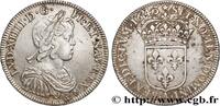 FRANCE Demi-écu, portrait à la mèche courte LOUIS XIV THE SUN KING Paris, Monnaie de Matignon 1643 (32,5mm, 13,60g, 6h) -
