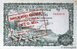 EQUATORIAL GUINEA 5000 Bipkwele sur 500 Pesetas EQUATORIAL GUINEA 5000 Bipkwele sur 500 Pesetas 1980 AU+ -