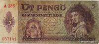 HUNGARY 5 Pengö 1939 HUNGARY 5 Pengö 1939 VG fS 83.67 元 含税 ＋  150.61 元 运费
