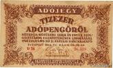 HUNGARY 10000 Adopengo 1946 HUNGARY 10000 Adopengo 1946 F+ fSS 125.51 元 含税 ＋  150.61 元 运费