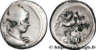 THE REPUBLIC (280 BC to 27 BC) Denier CARISIA Rome 46 AC. (17,5mm, 3,99g, 12h) -