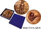 FRANCE Médaille, Chasseurs sachez chasser SOCIÉTÉS D'AGRICULTURE, HORTICULTURE, PÊCHE ET CHASSE Monnaie de Paris 1973 (71,5mm, 232,95g, 12h) -