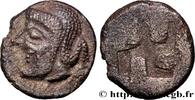 FRANCE Obole du type du trésor d'Auriol à la tête d'Artém MASSALIA - MARSEILLE Marseille (13) c. 475-460 AC. (9mm, 0,85g, h) -