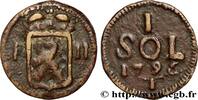 LUXEMBOURG 1 Sol emblème frappe au nom de François II (monnai LUXEMBOURG 1796 (30mm, 16,72g, 6h) -