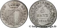 SWITZERLAND - CANTON OF LUCERNE 5 Batzen SWITZERLAND - CANTON OF LUCERNE 1813 (25,5mm, 4,38g, 6h) -